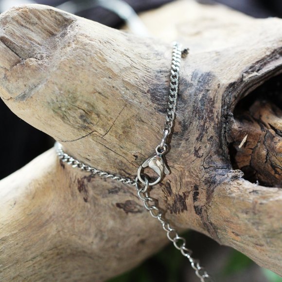 Necklace / 100% high-quality stainless steel / SILVER VERSION - Picture 4 of 6